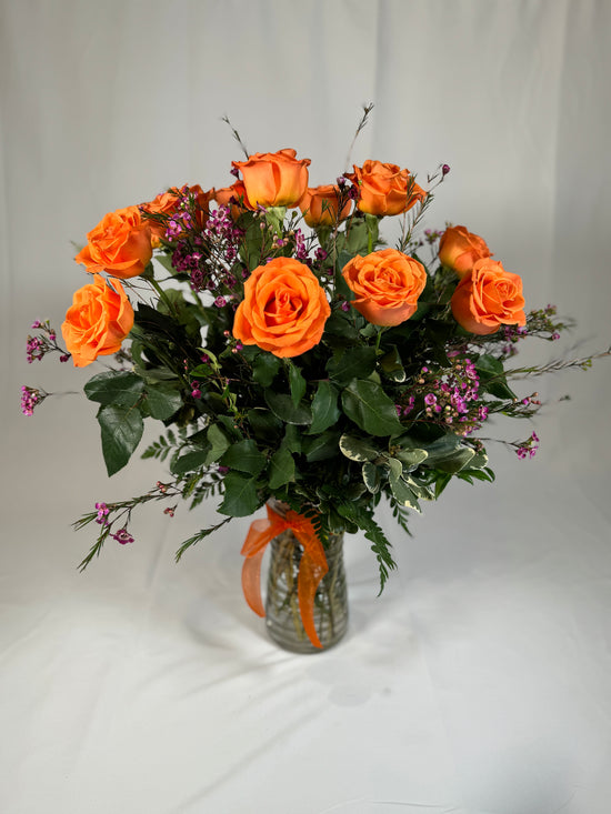 Roses, Vased (Qty Varies)