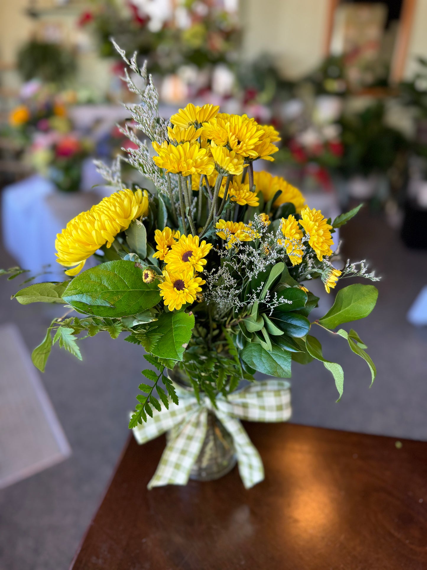 Monochrome Yellow Arrangement